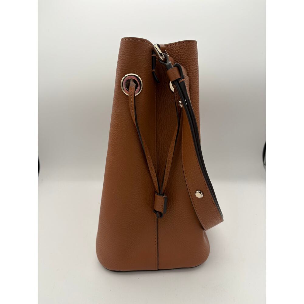 Women’s Kate Spade Coffee Brown Leather Shoulder Purse - Picture 2 of 5